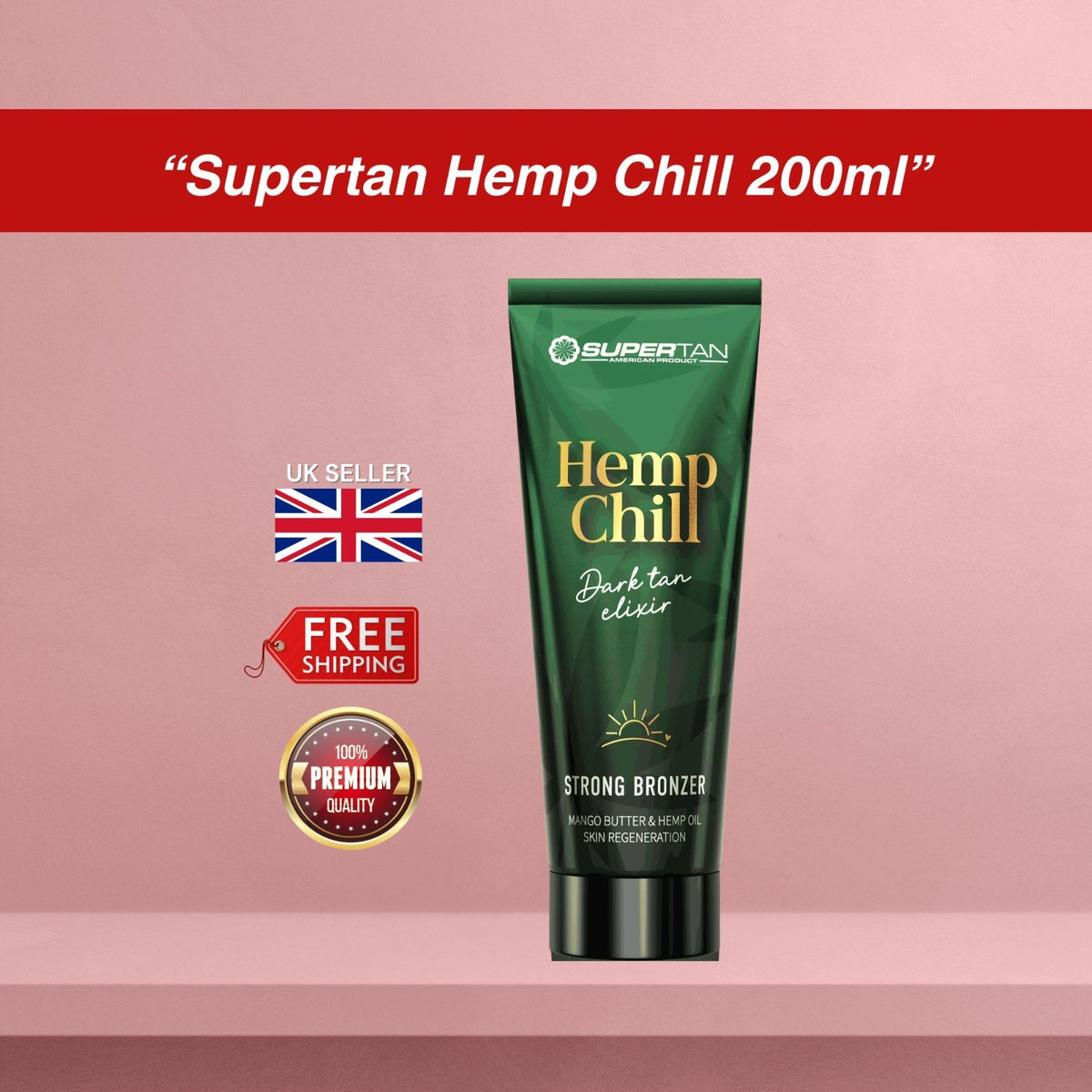 SuperTan Hemp Chill Sunbed Accelerator 200ml
