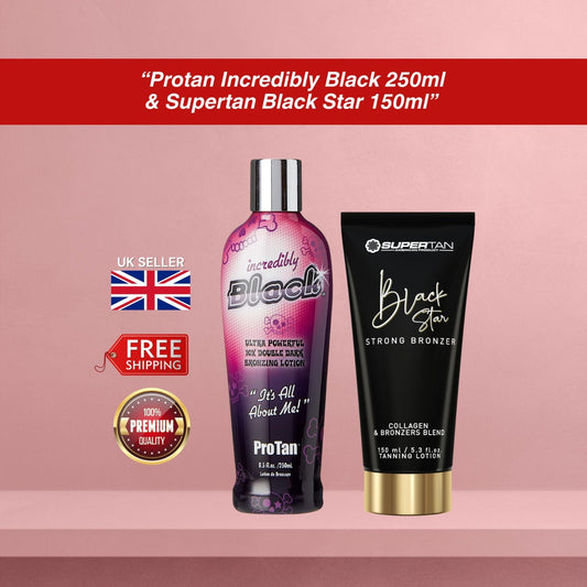 Protan Incredibly Black 250ml + Supertan Black Star 150ml