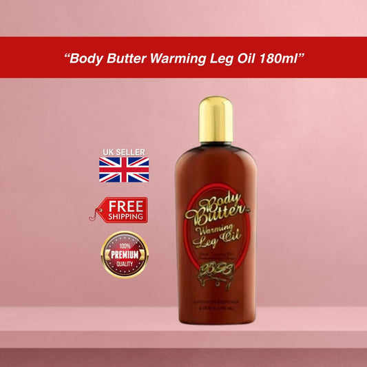 Body Butter Warming Leg Oil 180ml | Moisturising Body Oil