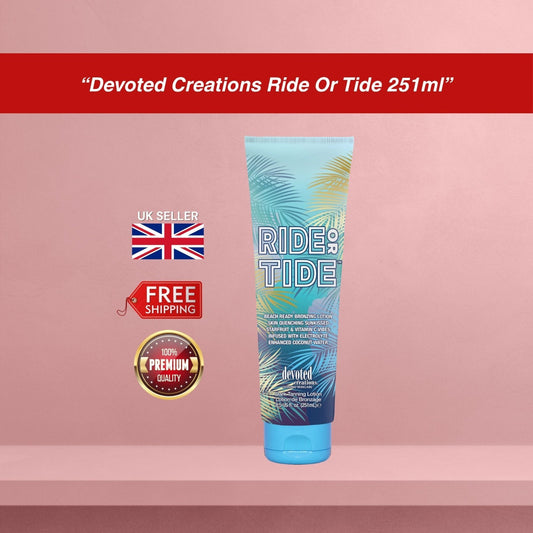 Devoted Creations Ride or Tide Bronzer Sunbed Tanning Lotion Cream 251ml