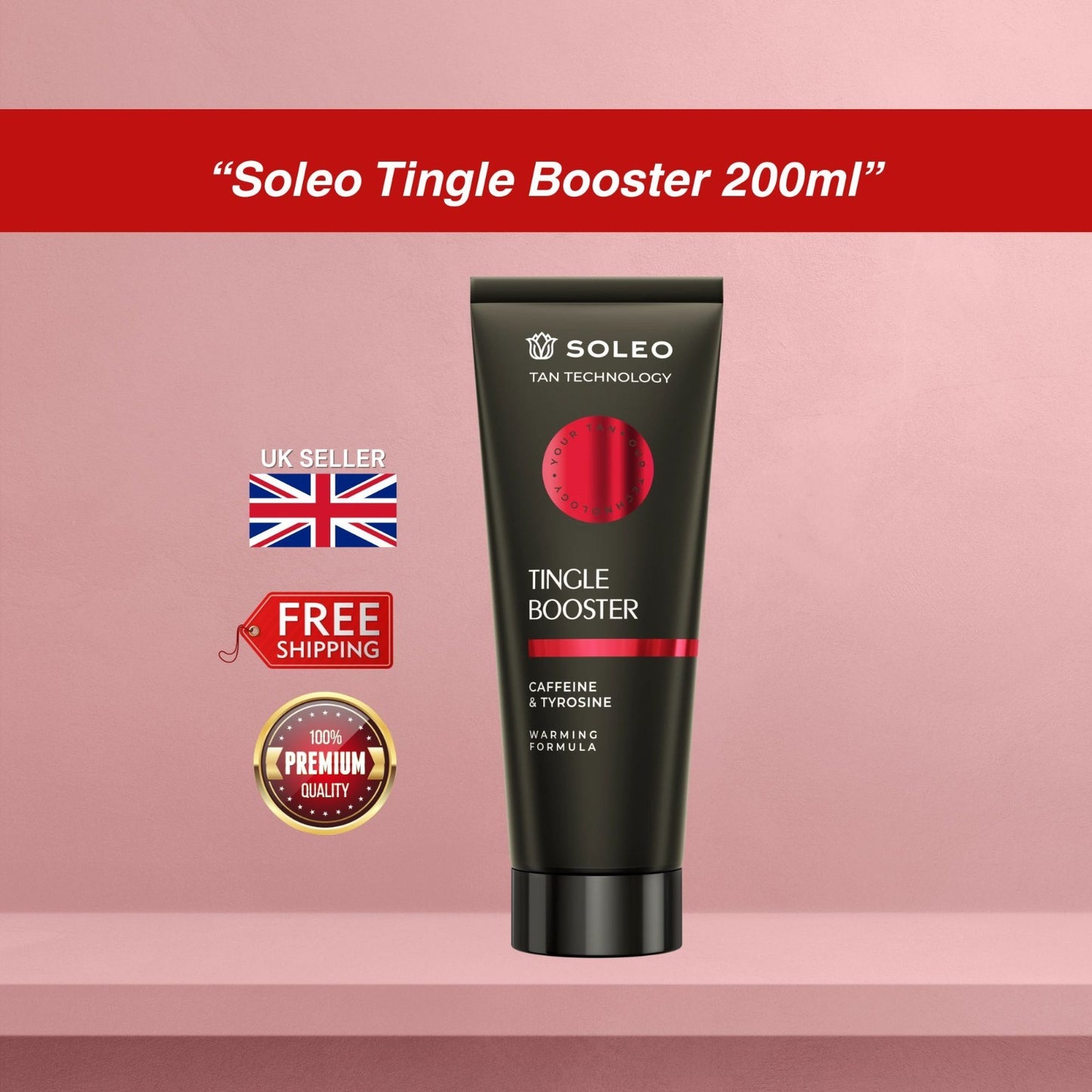 Soleo Tingle Booster 200ml | Sunbed Tanning Booster