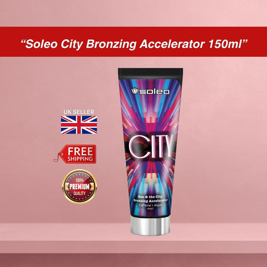 Soleo City Bronzing Accelerator Sunbed Tanning Lotion Cream 150ml