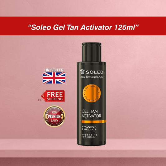 Soleo Tan Technology Gel Tan Activator Sunbed Tanning 125ml