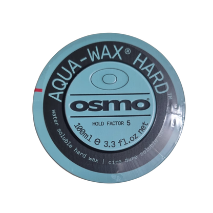 Osmo Aqua Wax Hard 100 ml – High‑Shine Water‑Soluble Wax for Firm Hold & Definition