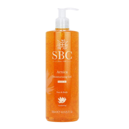 SBC Arnica Moisturising Gel 500ml and Intensive Arnica 100ml - Vegan Friendly For Deep Muscle Relief,