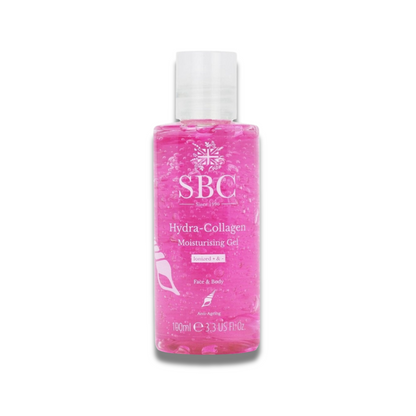 SBC Skincare Hydra Collagen 1000ml & 100ml - Anti - Ageing Face and Body Moisturising Gel