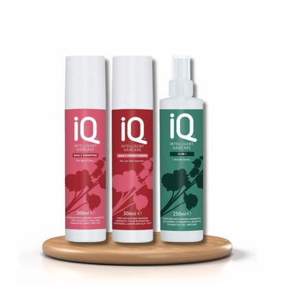 IQ Intelligent Haircare Daily Shampoo, Conditioner & 10-in-1 Treatment Spray