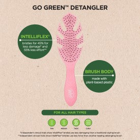 Wet Brush Go Green Biodegradable Detangler Hairbrush - Pink