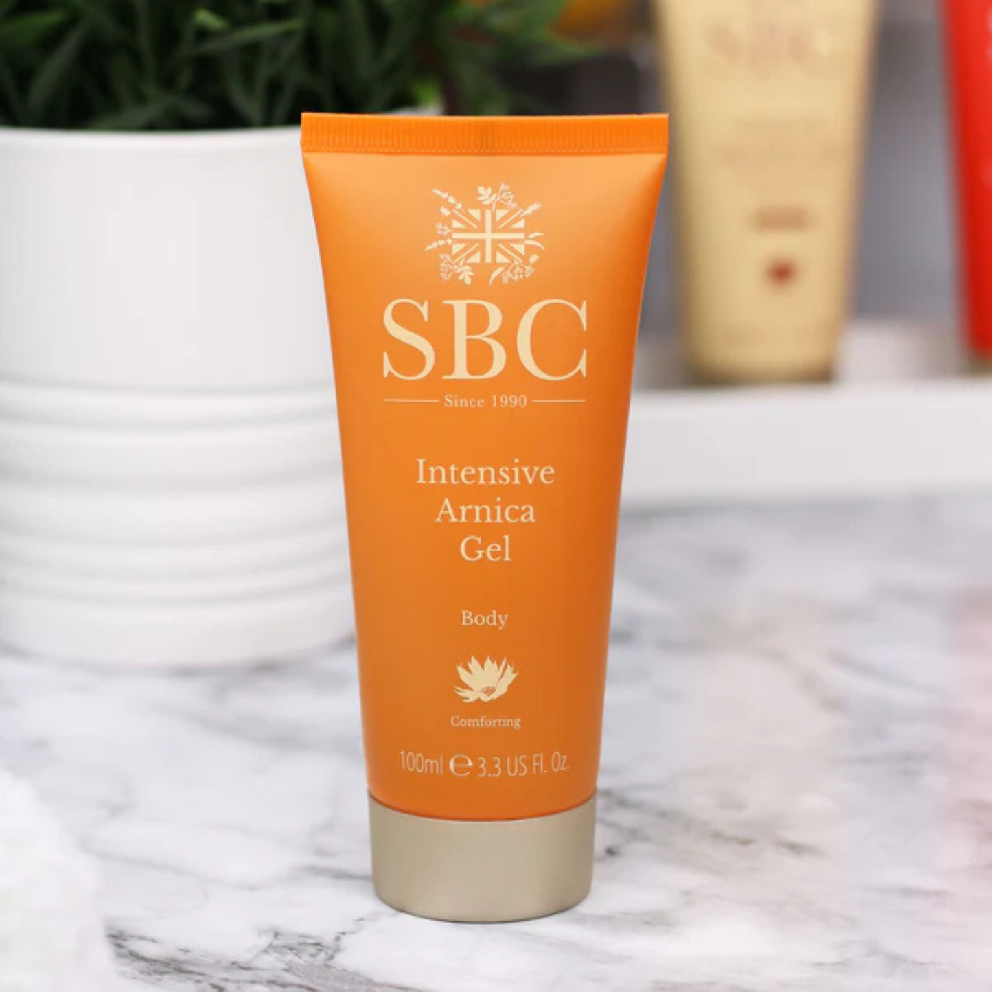 SBC Arnica Moisturising Gel 500ml and Intensive Arnica 100ml - Vegan Friendly For Deep Muscle Relief,