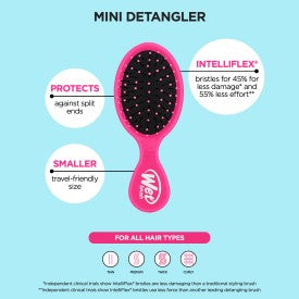 Wet Brush Mini Detangler - Pink