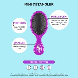 Wet Brush Mini Detangler - Purple