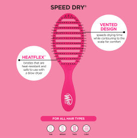 Wet Brush Speed Dry Detangler - Pink